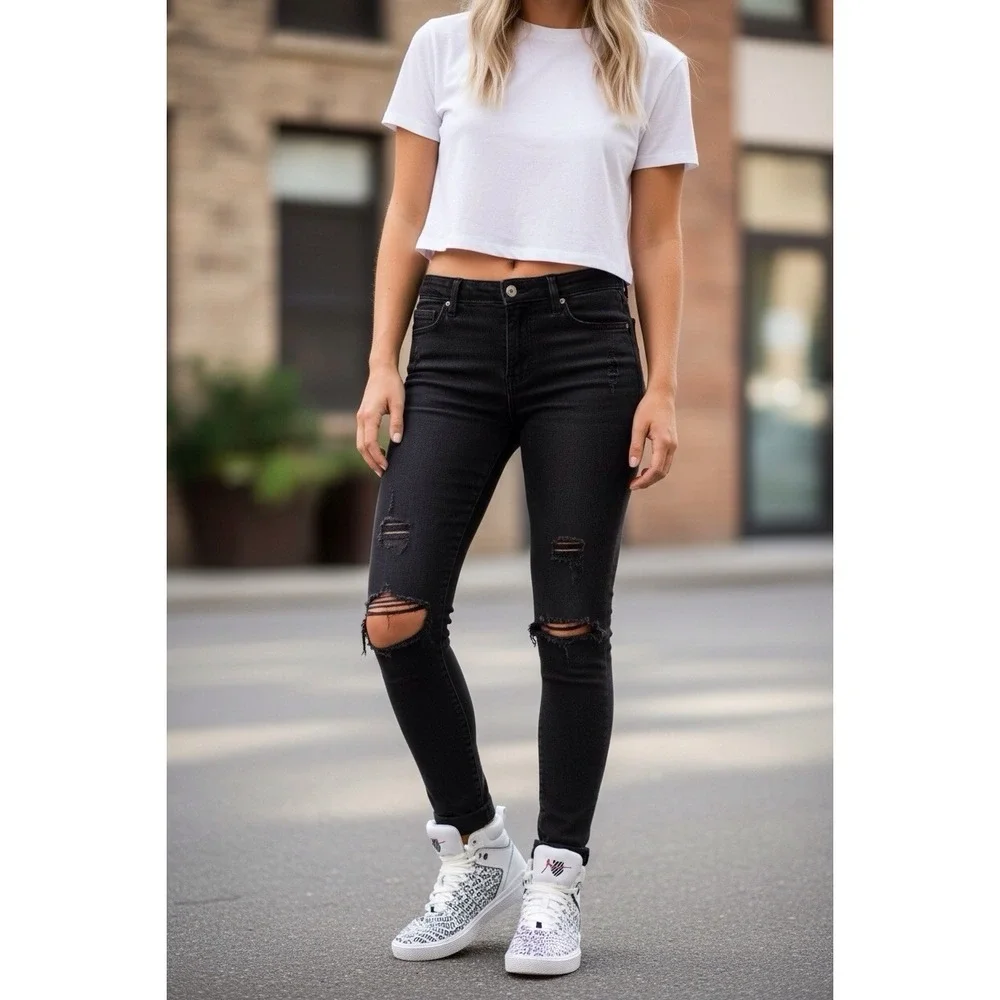 Women's K Swiss x Gary Vee 004 Mid White Black Positivity & Optimism Size‎ 9
